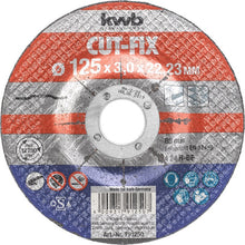 Disco KWB para metal CUT-FIX 125x3.0x22,23mm