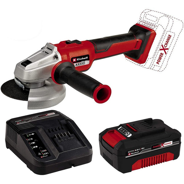 Amoladora a bateria Einhell Axxio 18/125Q kit