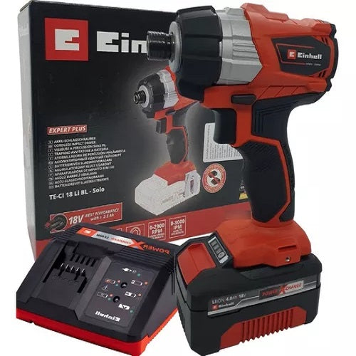 Atornillador de impacto Einhell TE-Ci li Brushless + stater kit 4.0Ah