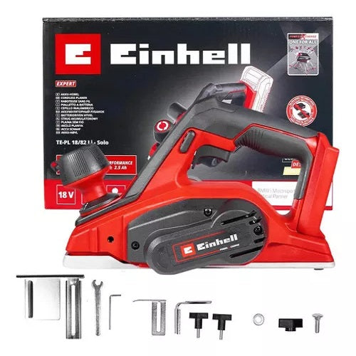 Cepillo para madera a bateria Einhell TE-PL 18/82 Li solo