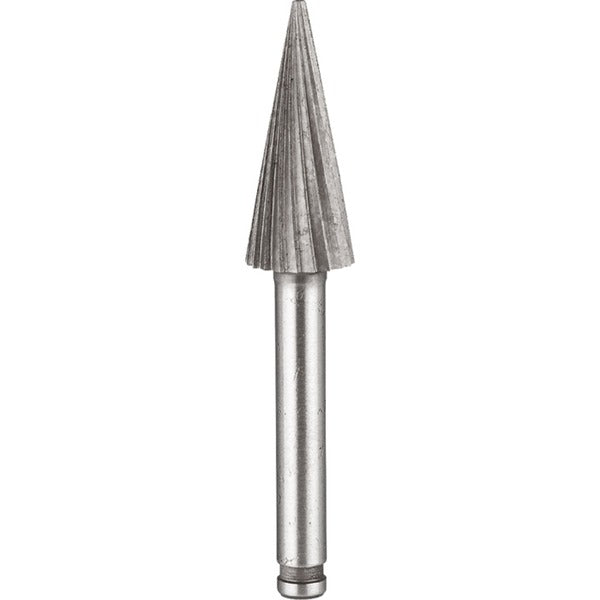 Fresa rotativa cono puntiagudo, para metal 13x30mm