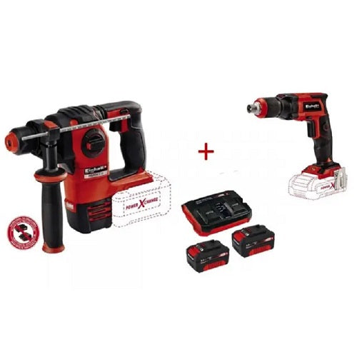 Pack herramientas pladur a  batería Einhell Herocco+TE-DY 18 li