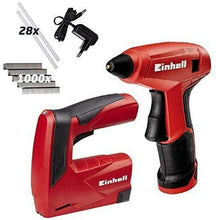 Einhell Kit grapadora, pistola de silicona caliente TC-TK 3.6 Li