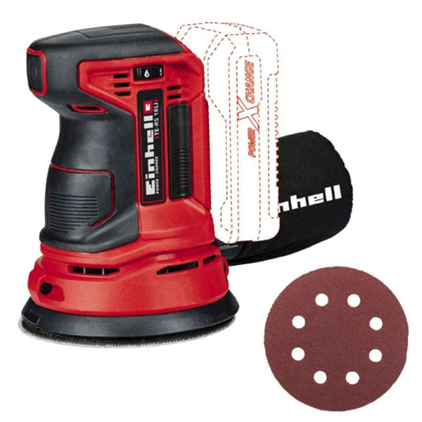 Einhell lijadora exentrica a bateria TE-RS 18 Li Solo